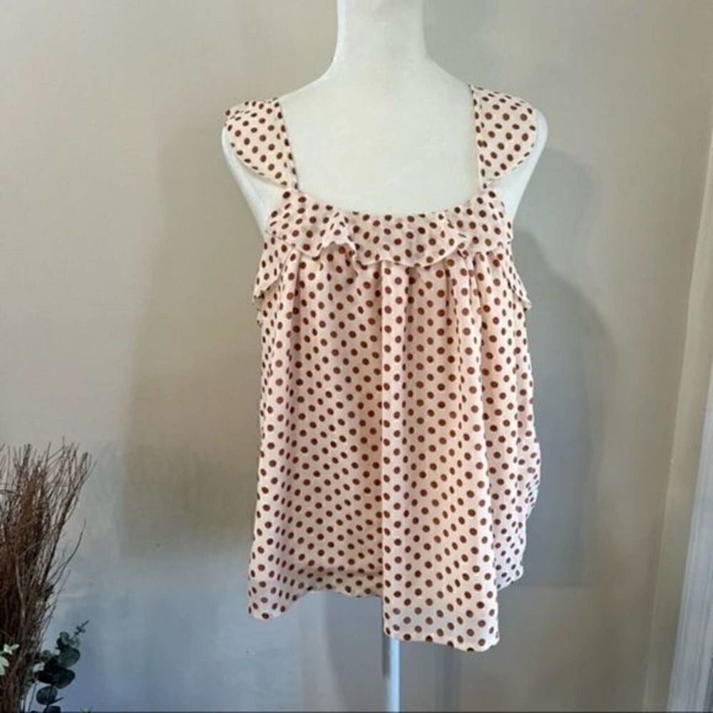 Bishop and young romance marigold  polka dot womens small